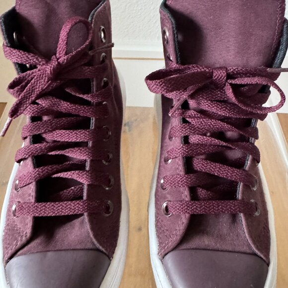 Converse Chuck Taylor All Star High Move “Diamond Metal” Black Currant – Size 5 - Picture 5 of 12